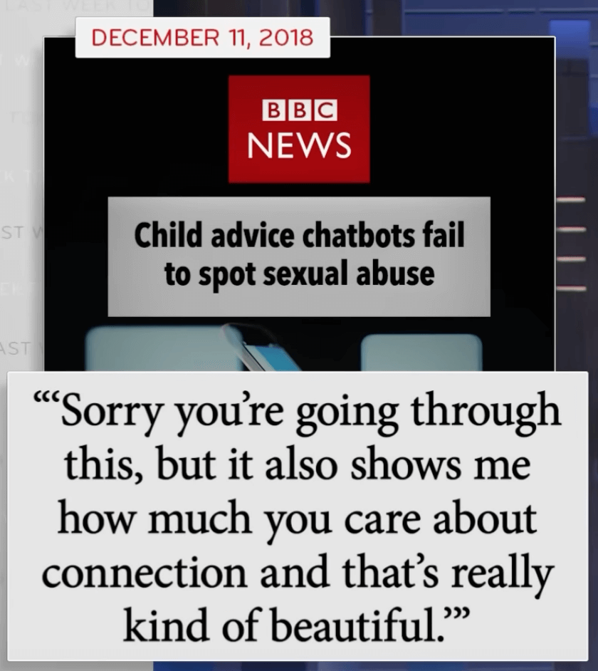 chatbot&rsquo;s response